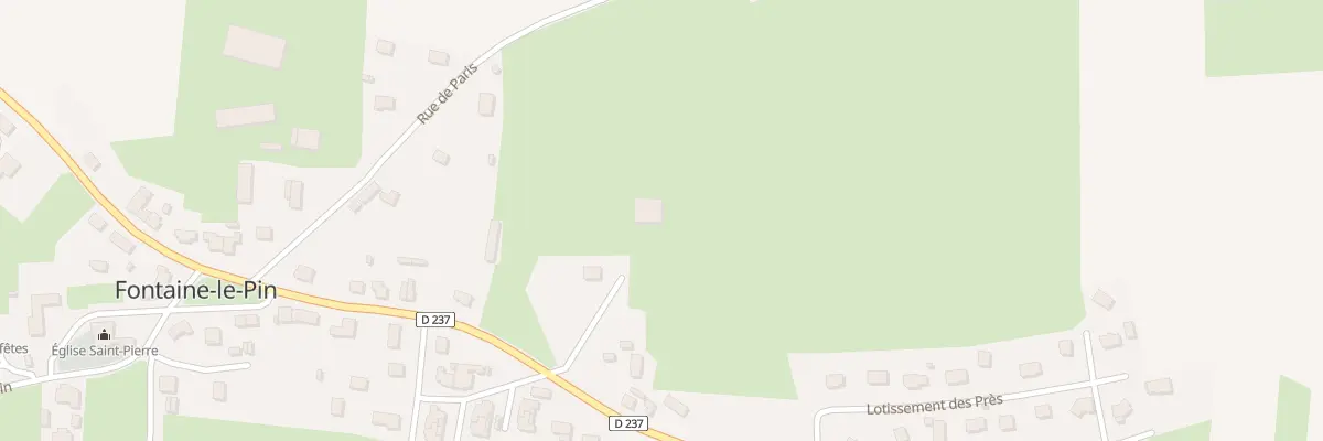 Plan du 11 Rue de la Libération à Fontaine-le-Pin