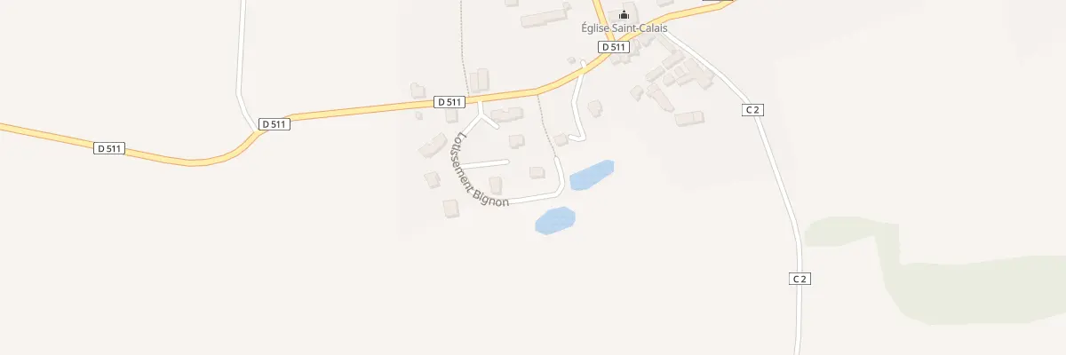 Plan du 9 Cc Lot du Bignon à Crennes-sur-Fraubée