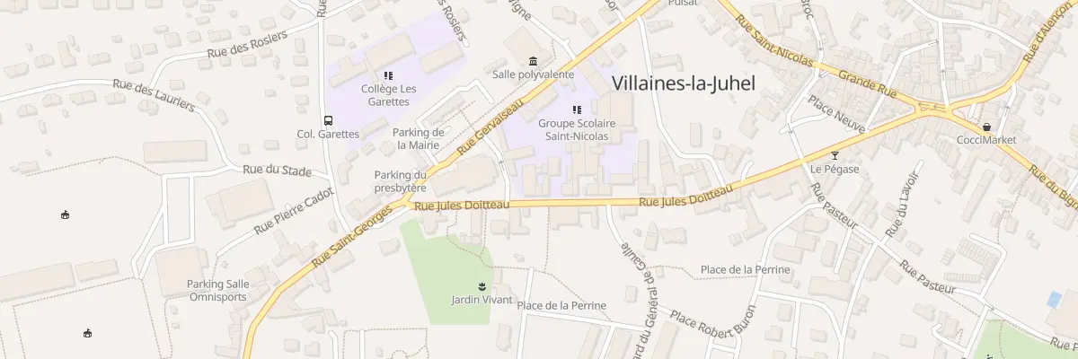 Plan du 9 Rue Jules Doitteau à Villaines-la-Juhel