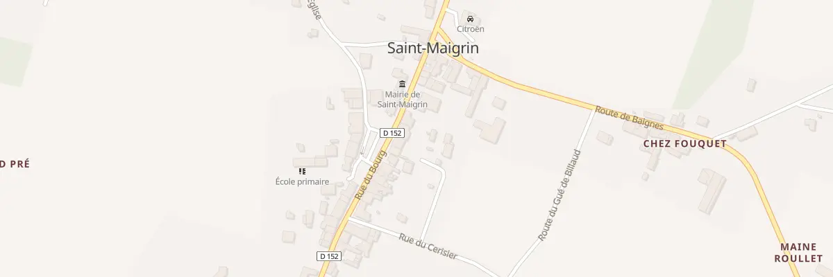 Plan du 5021 Le Bourg à Saint-Maigrin