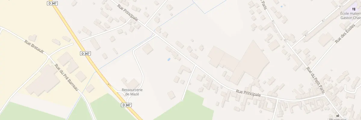 Plan du 163 Rue Principale à Mazé-Milon