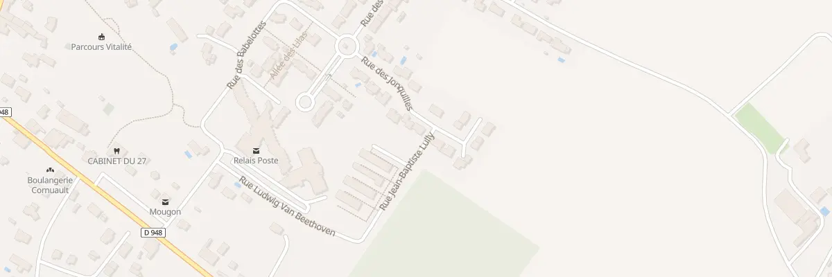 Plan du 12 Rue des Jonquilles à Aigondigné