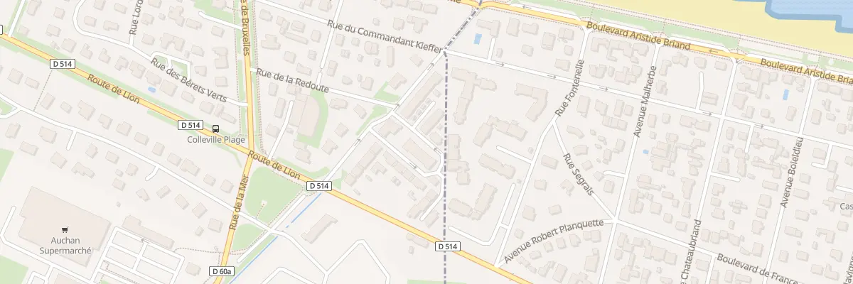 Plan du 5000 Av du 4e Commando à Colleville-Montgomery