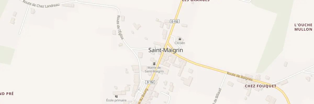 Plan du 5037 Le Bourg à Saint-Maigrin