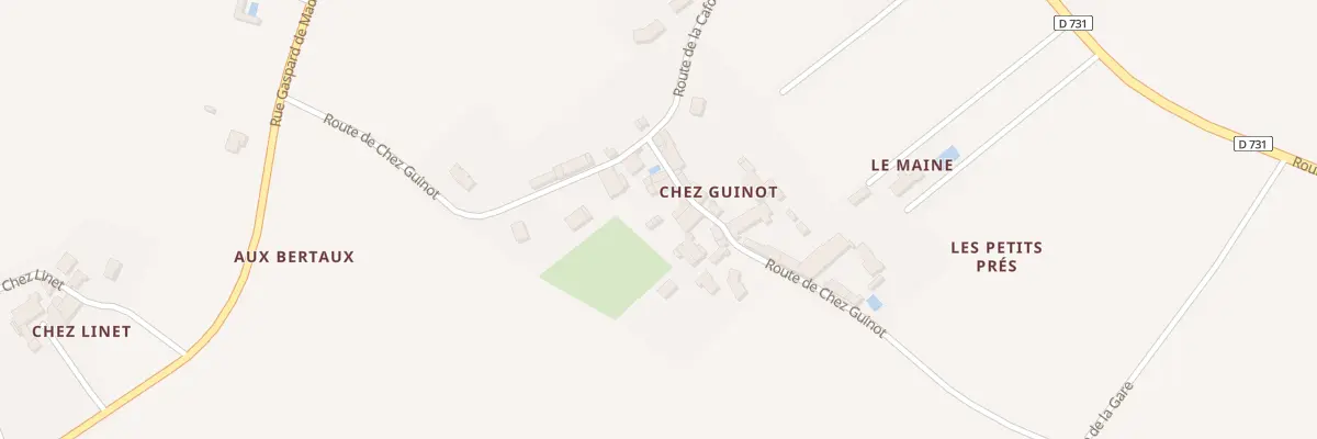 Plan du 32 Rte de Chez Guinot à Saint-Eugène