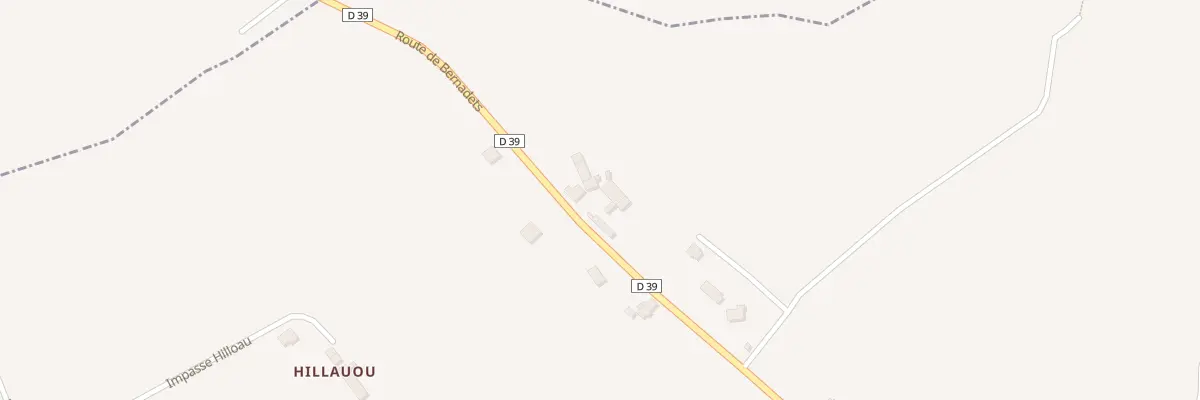 Plan du 58 Rte de Bernadets à Maucor