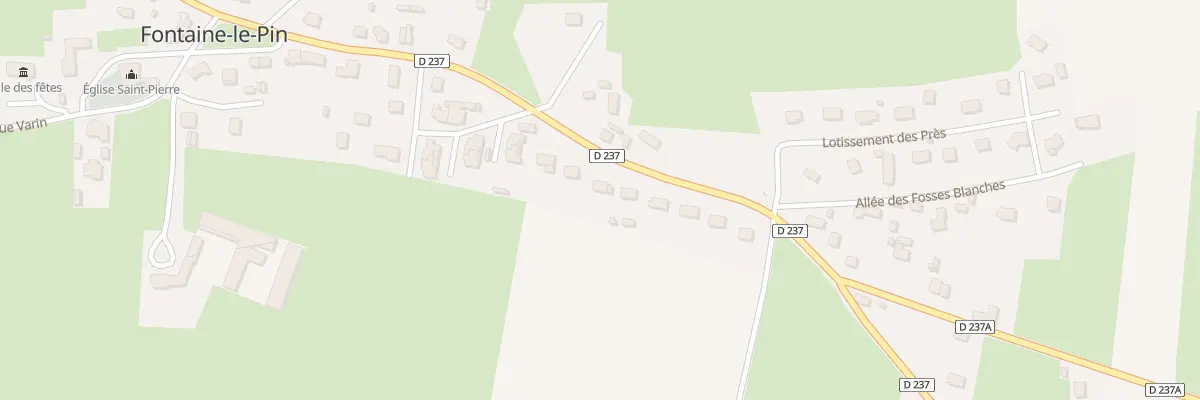 Plan du 14 Rue de la Libération à Fontaine-le-Pin