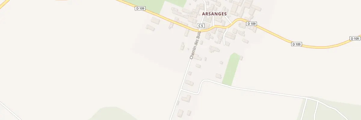 Plan du 8 Rue Principale Arsanges à Ensigné
