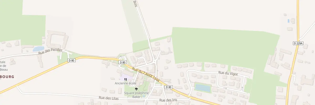 Plan du 12 Rue du Bois au Castelet