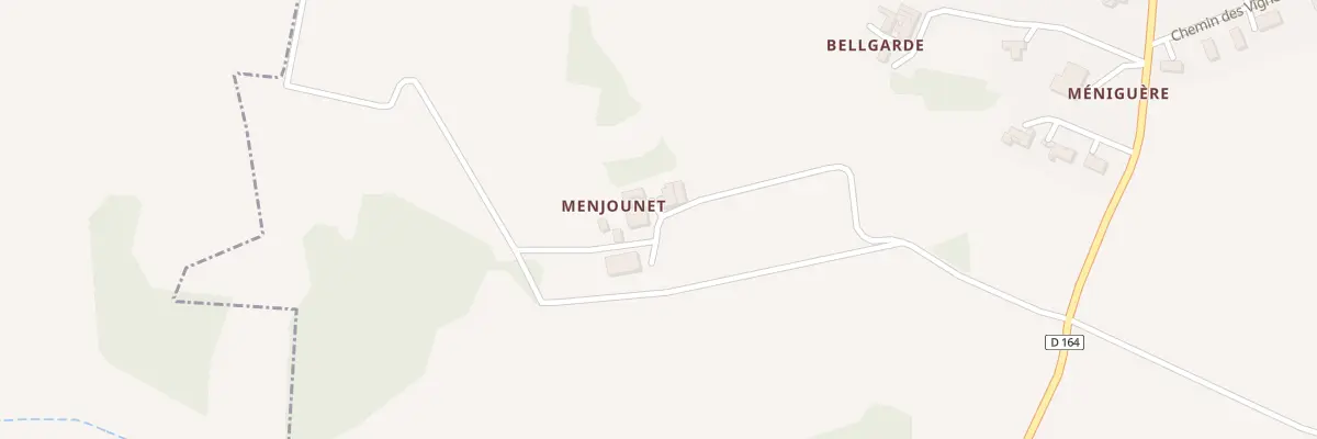 Plan du 884 Rte de Metier à Hontanx