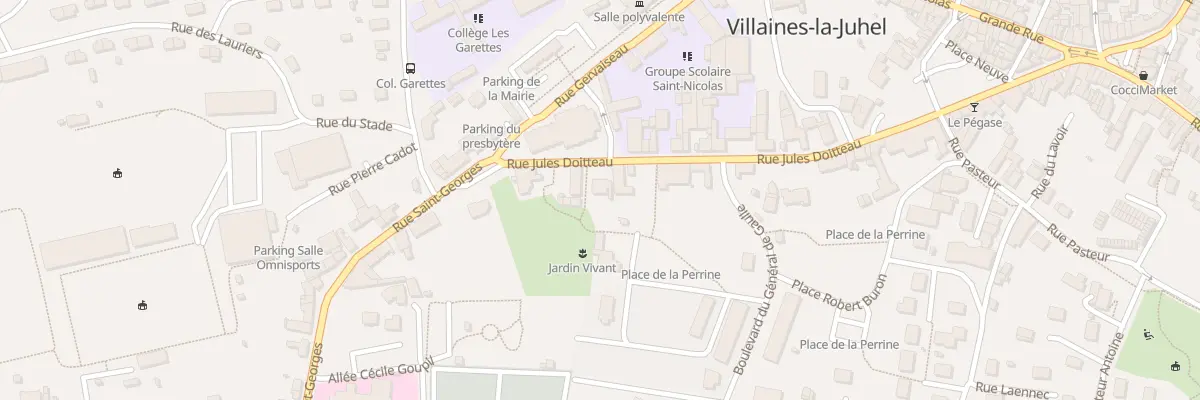 Plan du 3 Rue Jules Doitteau à Villaines-la-Juhel