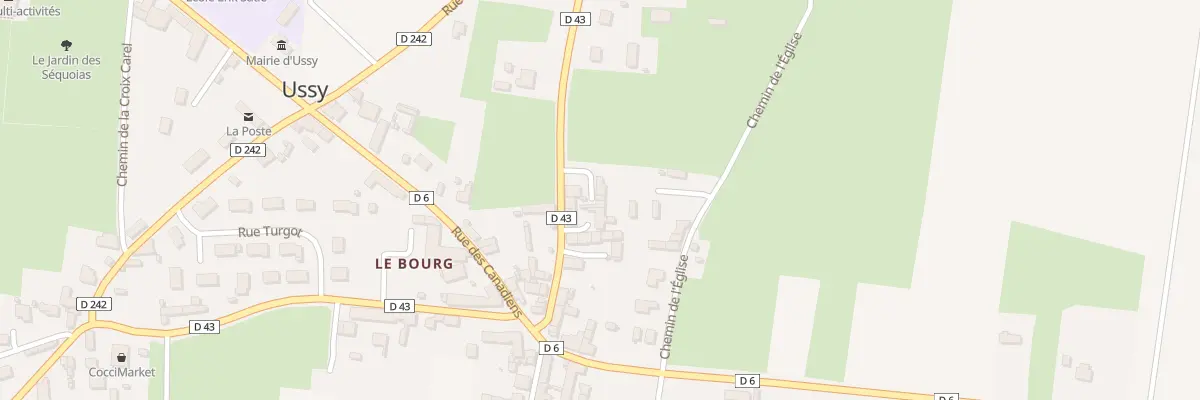 Plan du 5075 Le Bourg à Ussy