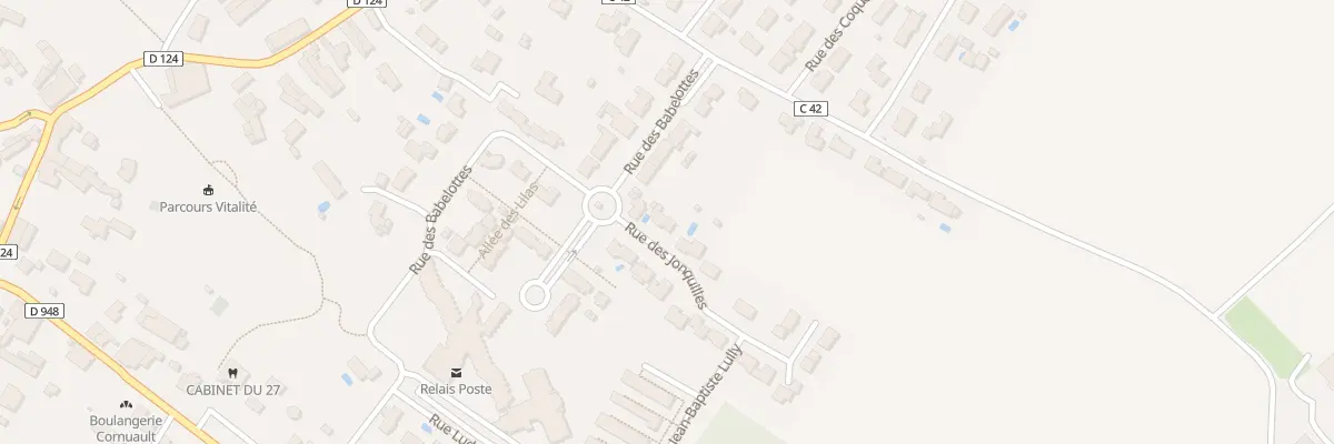 Plan du 1 Rue des Jonquilles à Aigondigné