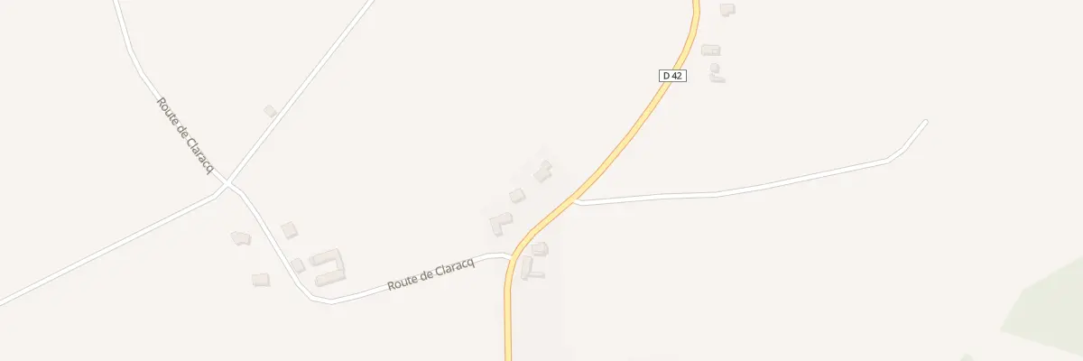 Plan du 2793 Rte Departementale 42 à Carrère