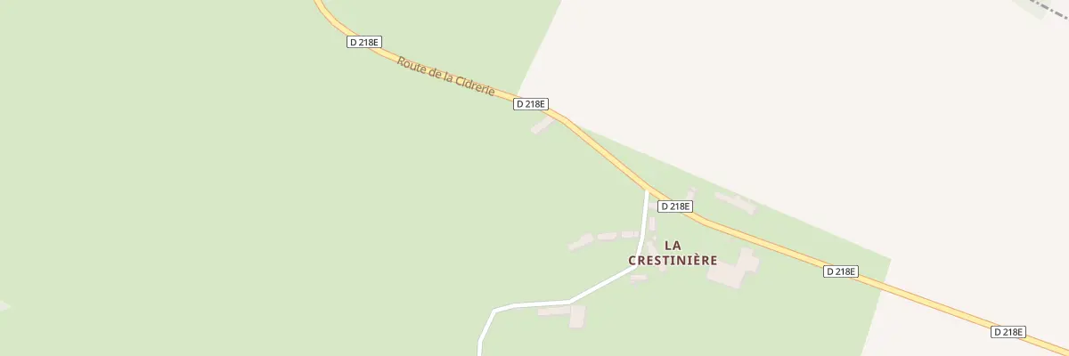 Plan du 63 La Crestiniere à Montreuil-au-Houlme