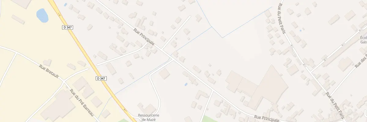 Plan du 174 Rue Principale à Mazé-Milon