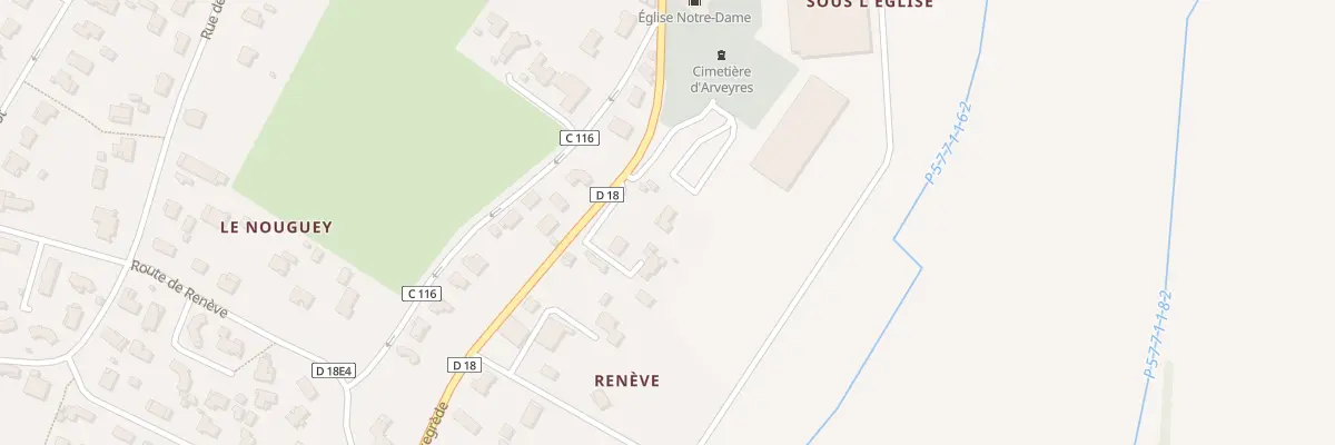 Plan du 1 Rte de Fonsegrede à Arveyres