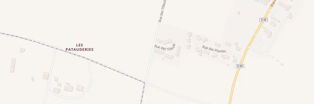 Plan du 1 Rue des tilleuls à Doué-en-Anjou