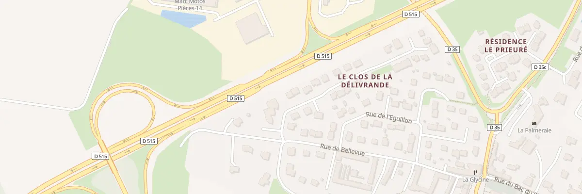 Plan du 13 All Christian Coeuret à Bénouville