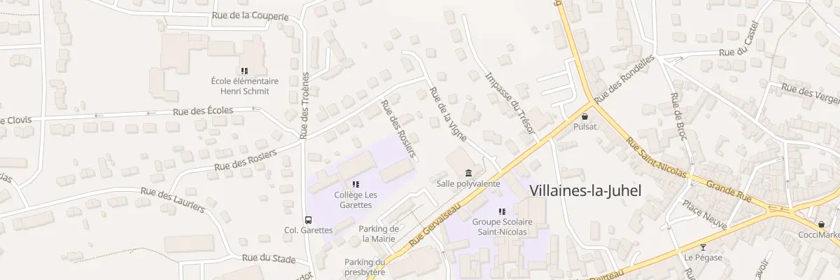Plan du 5 Rue des Rosiers à Villaines-la-Juhel