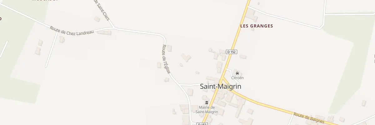 Plan du 1 Rte d’Archiac à Saint-Maigrin