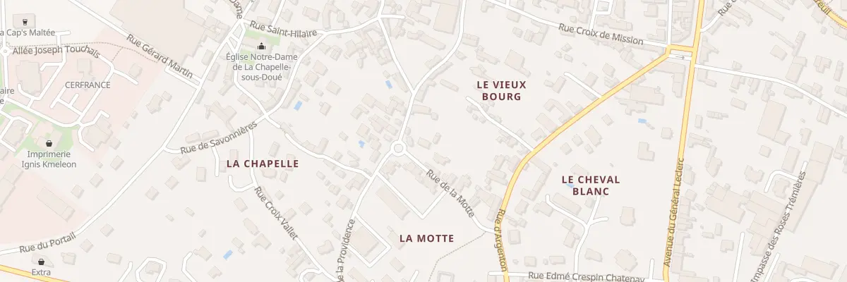 Plan du 17 Rue de la providence à Doué-en-Anjou