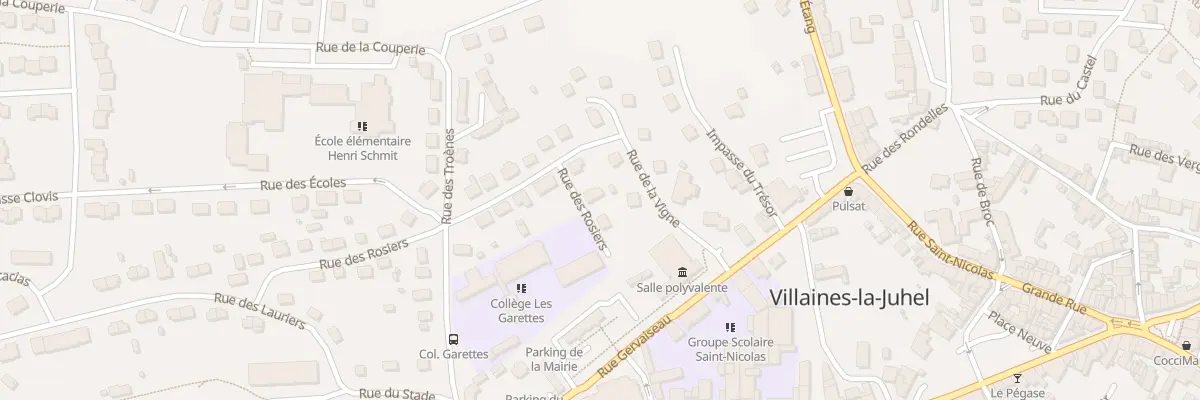 Plan du 3 Rue des Rosiers à Villaines-la-Juhel