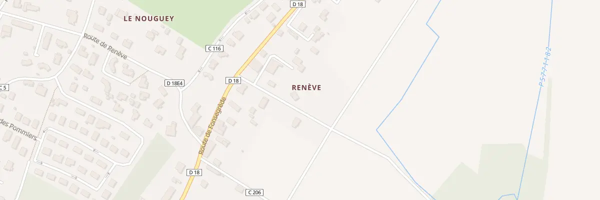 Plan du 13 Rte de Fonsegrede à Arveyres