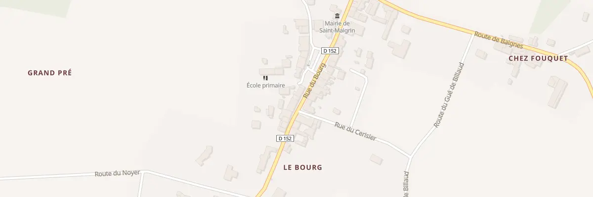 Plan du 5007 Le Bourg à Saint-Maigrin
