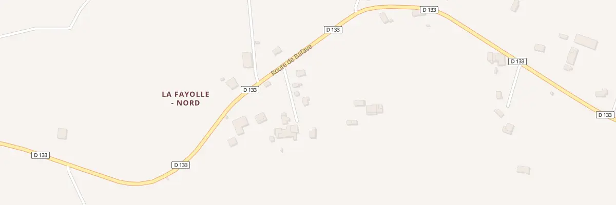 Plan du 320 La Fayolle Nord à Maransin