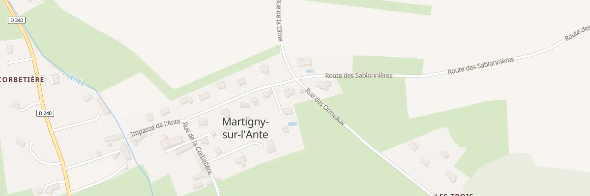 Plan du 5106 La Corbetiere Est à Martigny-sur-l’Ante