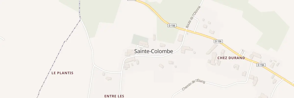 Plan du 5037 Le Bourg à Sainte-Colombe