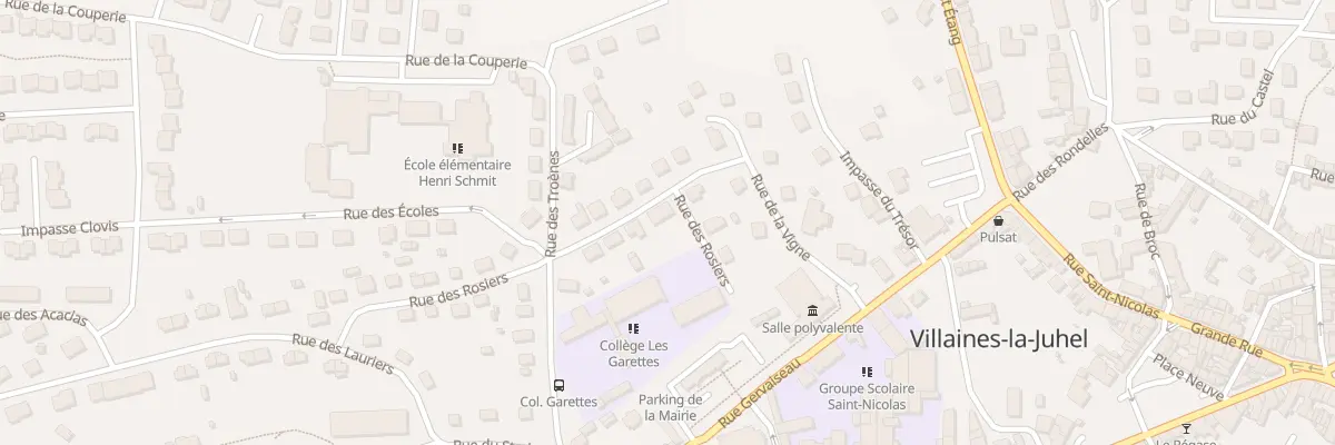 Plan du 7 Rue des Rosiers à Villaines-la-Juhel