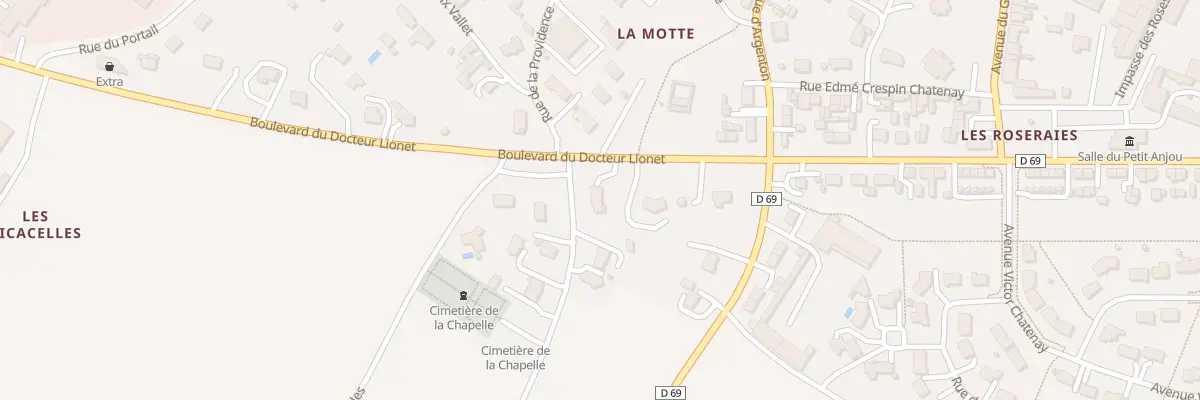 Plan du 119 Bd Doc Lionet à Doué-en-Anjou