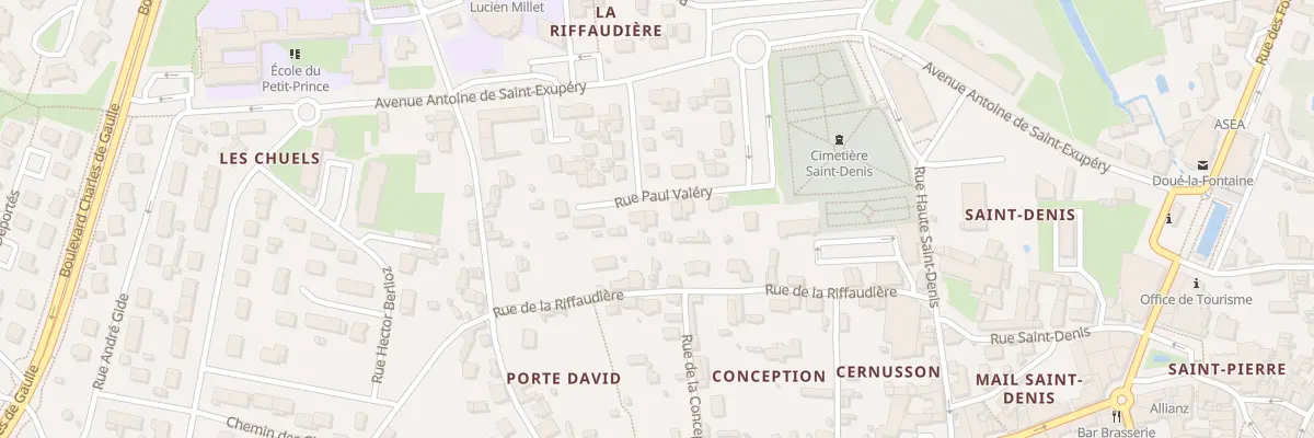 Plan du 7 Rue paul valéry à Doué-en-Anjou