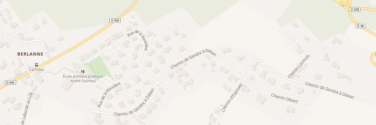 Plan du 20 Che Gendre A Daban à Morlaàs