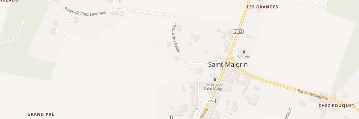 Plan du 5046 Le Bourg à Saint-Maigrin