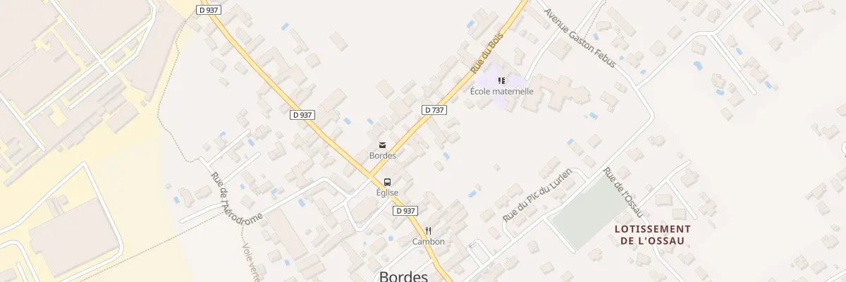 Plan du 6 Rue du Bois à Bordes