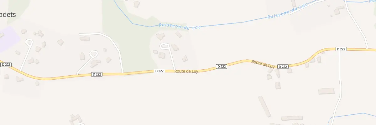 Plan du 1 Imp des Pommiers à Bernadets