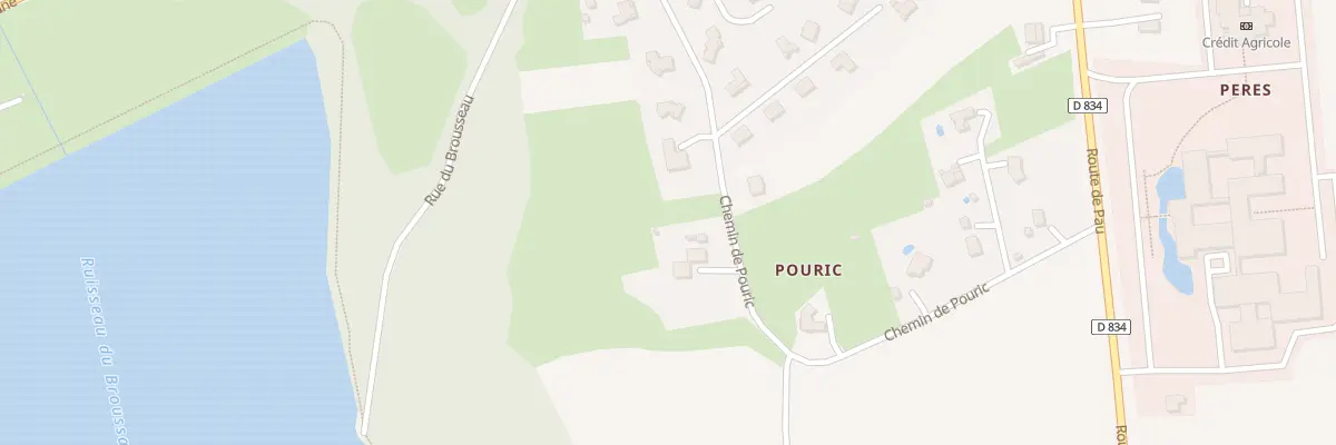 Plan de Che du Pouric à Aire-sur-l’Adour