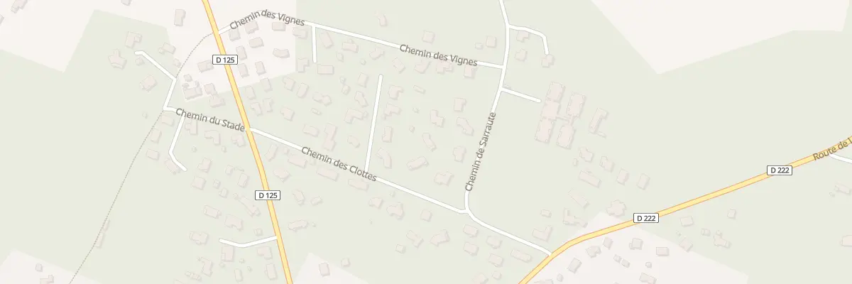 Plan du 5 Che de Sarraute à Roaillan