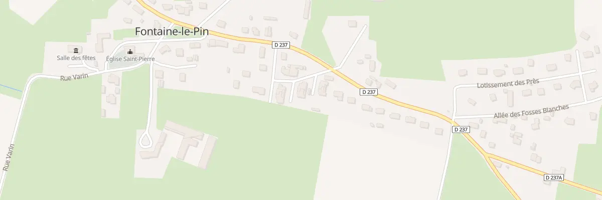 Plan du 3 All des Ormes à Fontaine-le-Pin