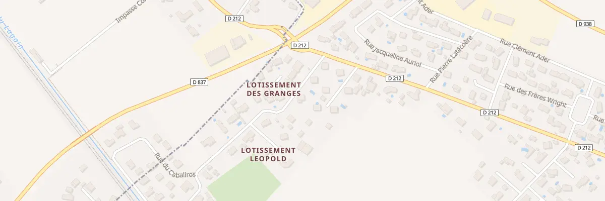 Plan du 5 Rue des Granges à Bordes