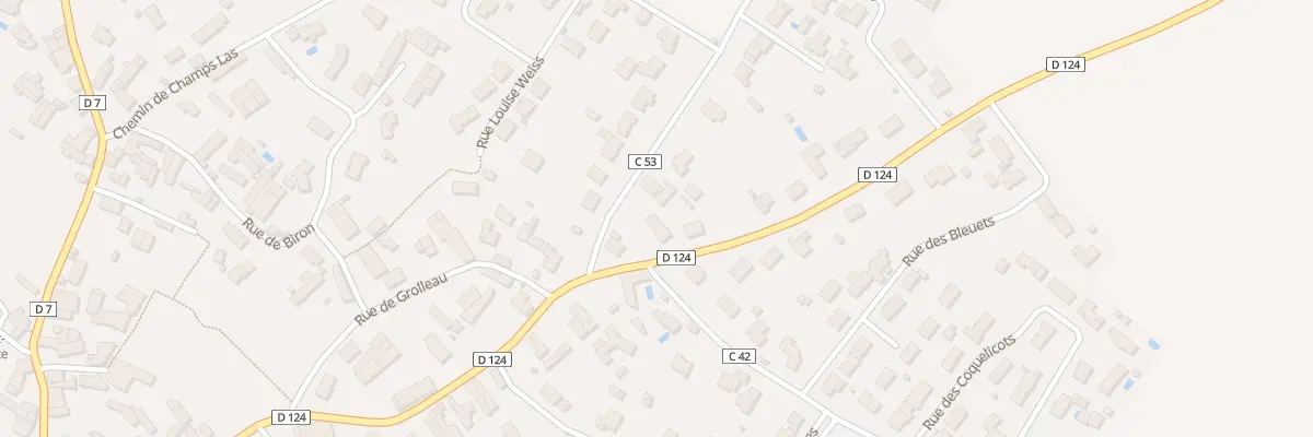 Plan du 55 Rte de Montaillon à Aigondigné