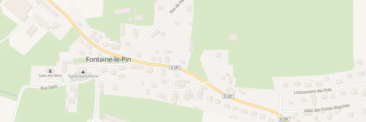 Plan du 9 Rue de la Libération à Fontaine-le-Pin