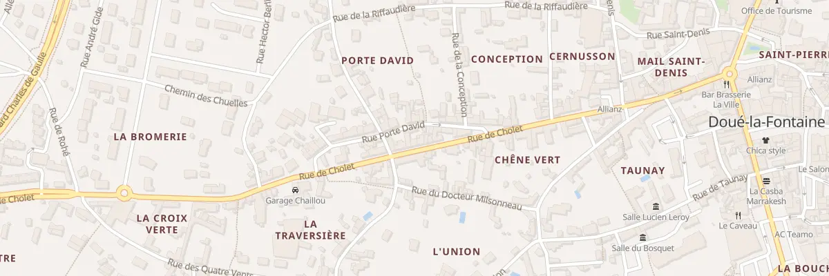 Plan du 54 Rue de cholet à Doué-en-Anjou