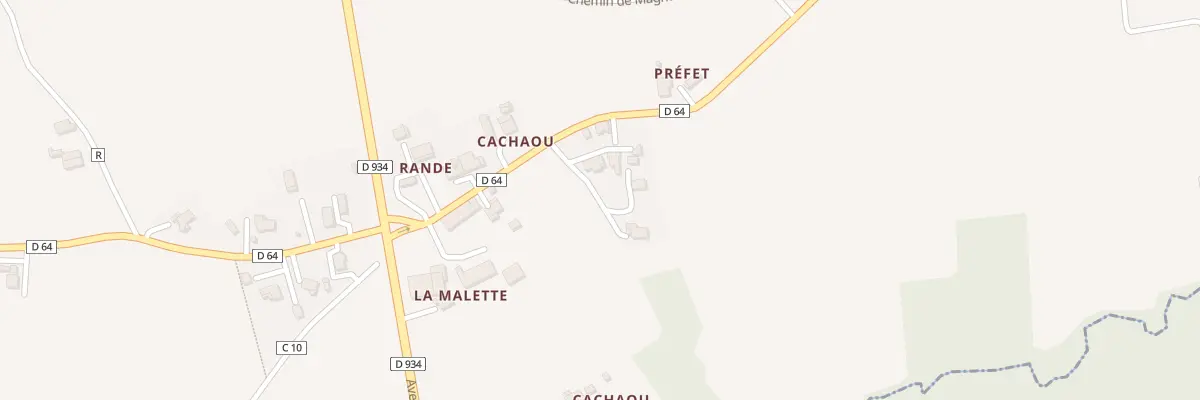 Plan du 170 Rte de l’Armagnac au Vignau