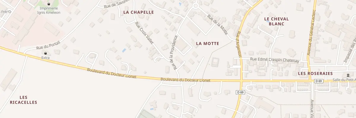Plan du 23 Rue de la providence à Doué-en-Anjou