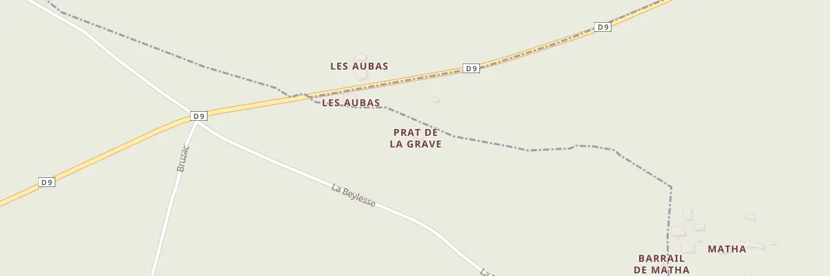 Plan du 27A Prat de la Grave à Marimbault