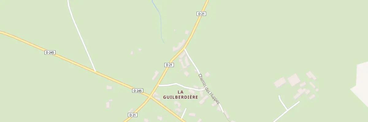 Plan du 117 La Haute Guilberdiere à Bazoches-au-Houlme